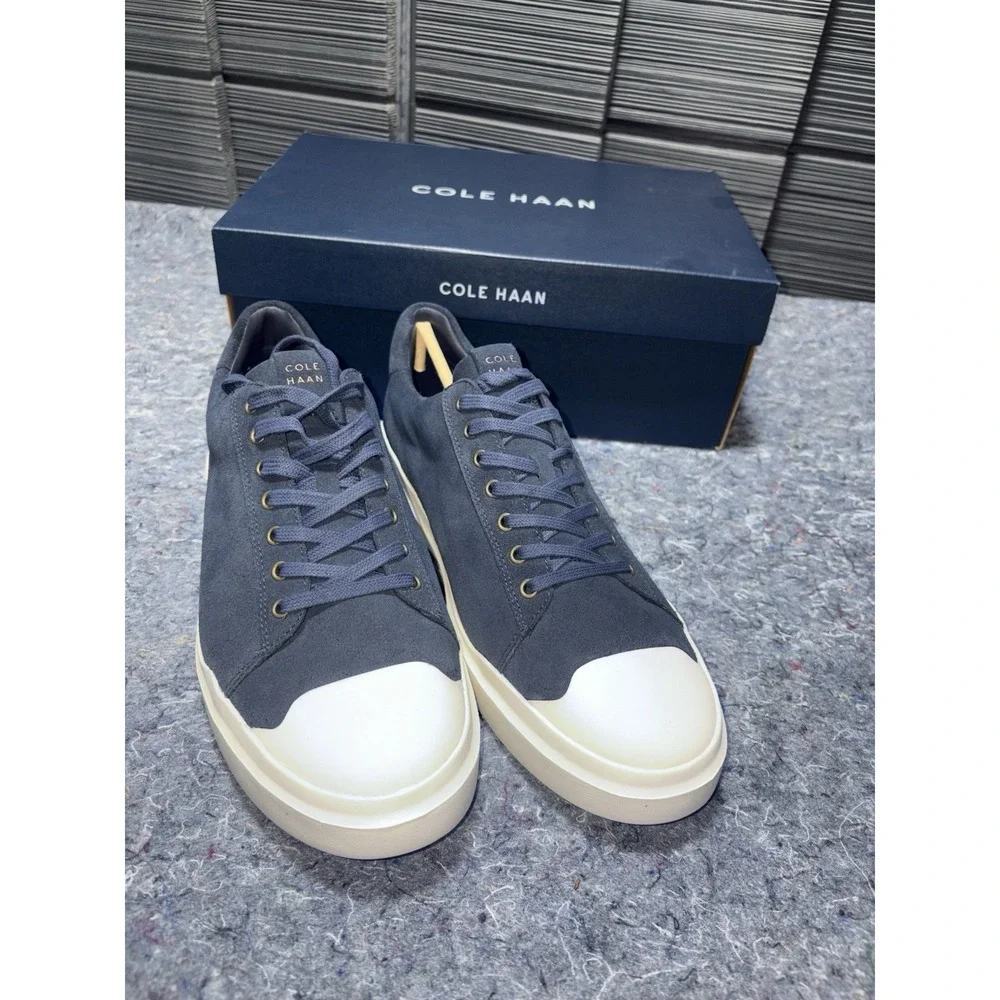 Cole Haan Men's 10 M Captoe Navy/Ivory‎ C38329 Fast Shipping! NEW Grandseries